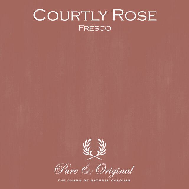 Courtly Rose Fresco