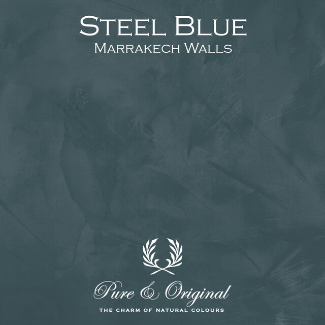 Steel Blue Marrakech Walls