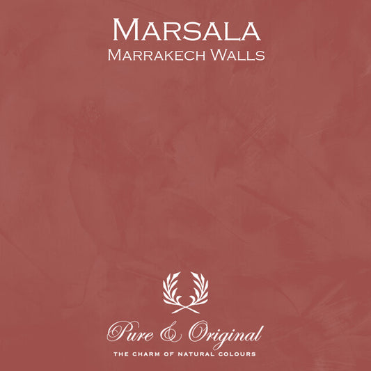 Marsala Marrakech Walls