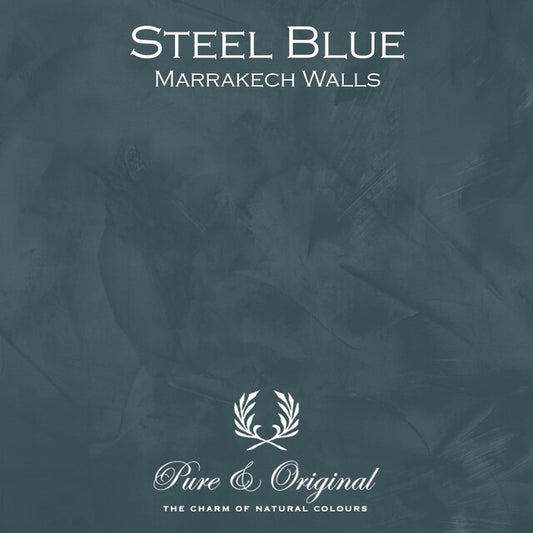 Steel Blue Marrakech Walls